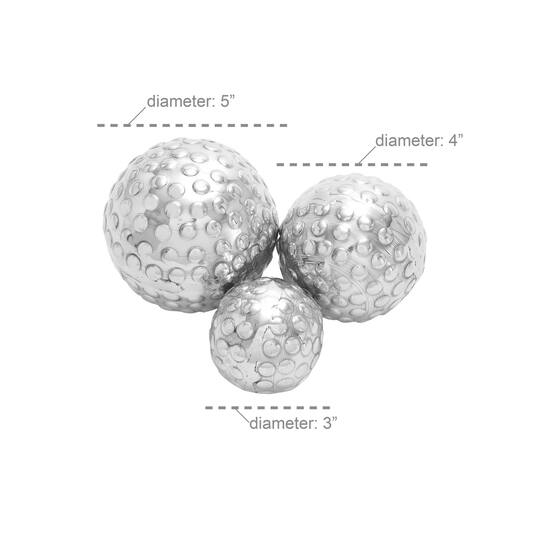 Silver Aluminum Glam Orbs & Vase Filler Set